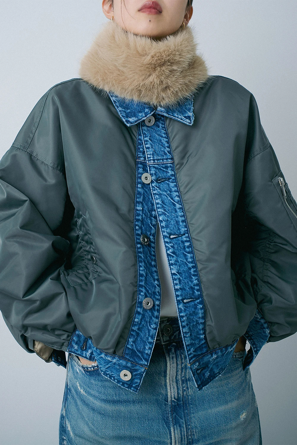 【Bettyさま専用】upper heights デニムジャケット upper hights（アッパーハイツ）｜THE SURPLUS MIX JKアイテムの詳細