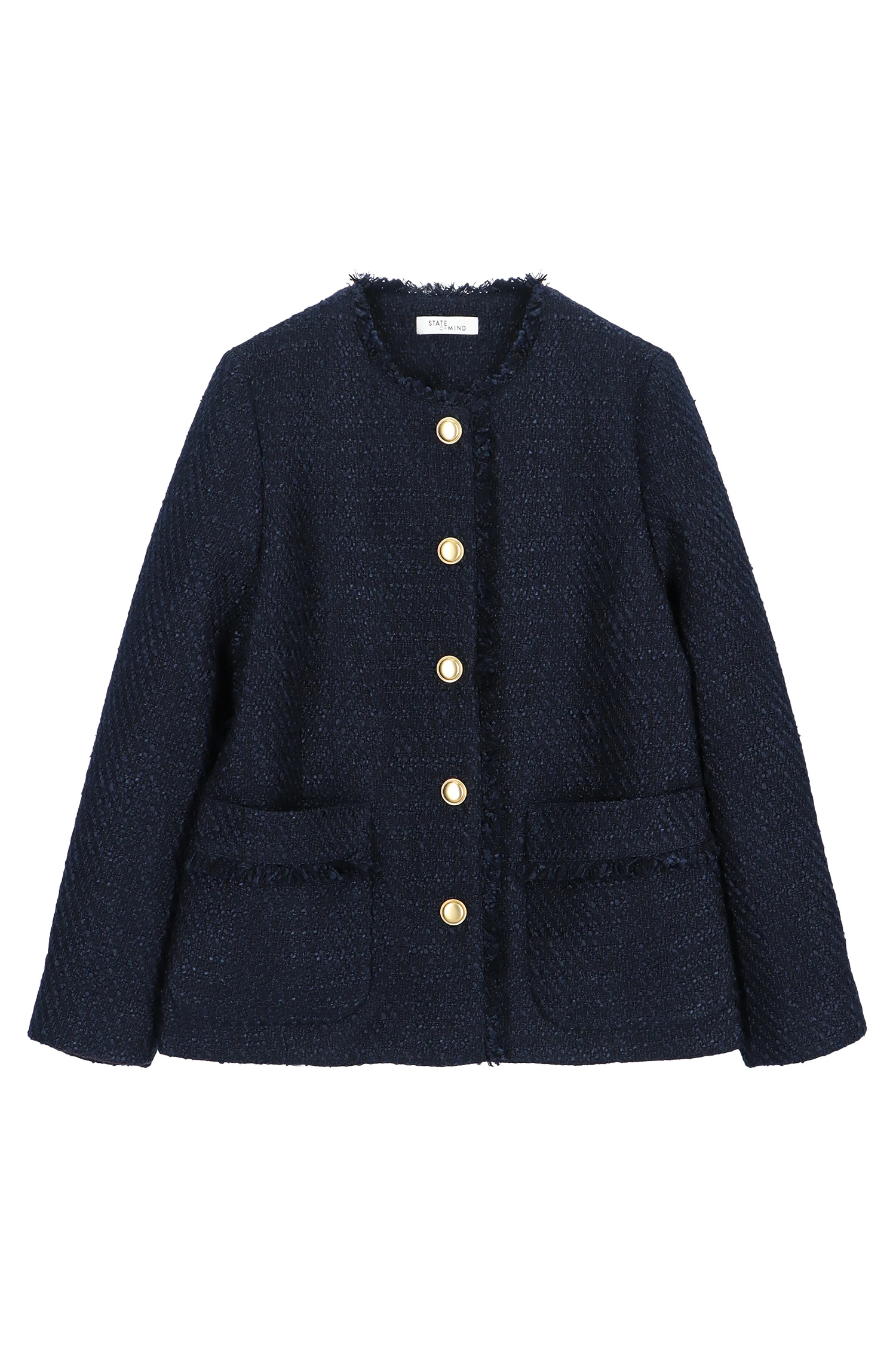 STATE OF MIND（ステートオブマインド）｜tweed crew jacketアイテムの