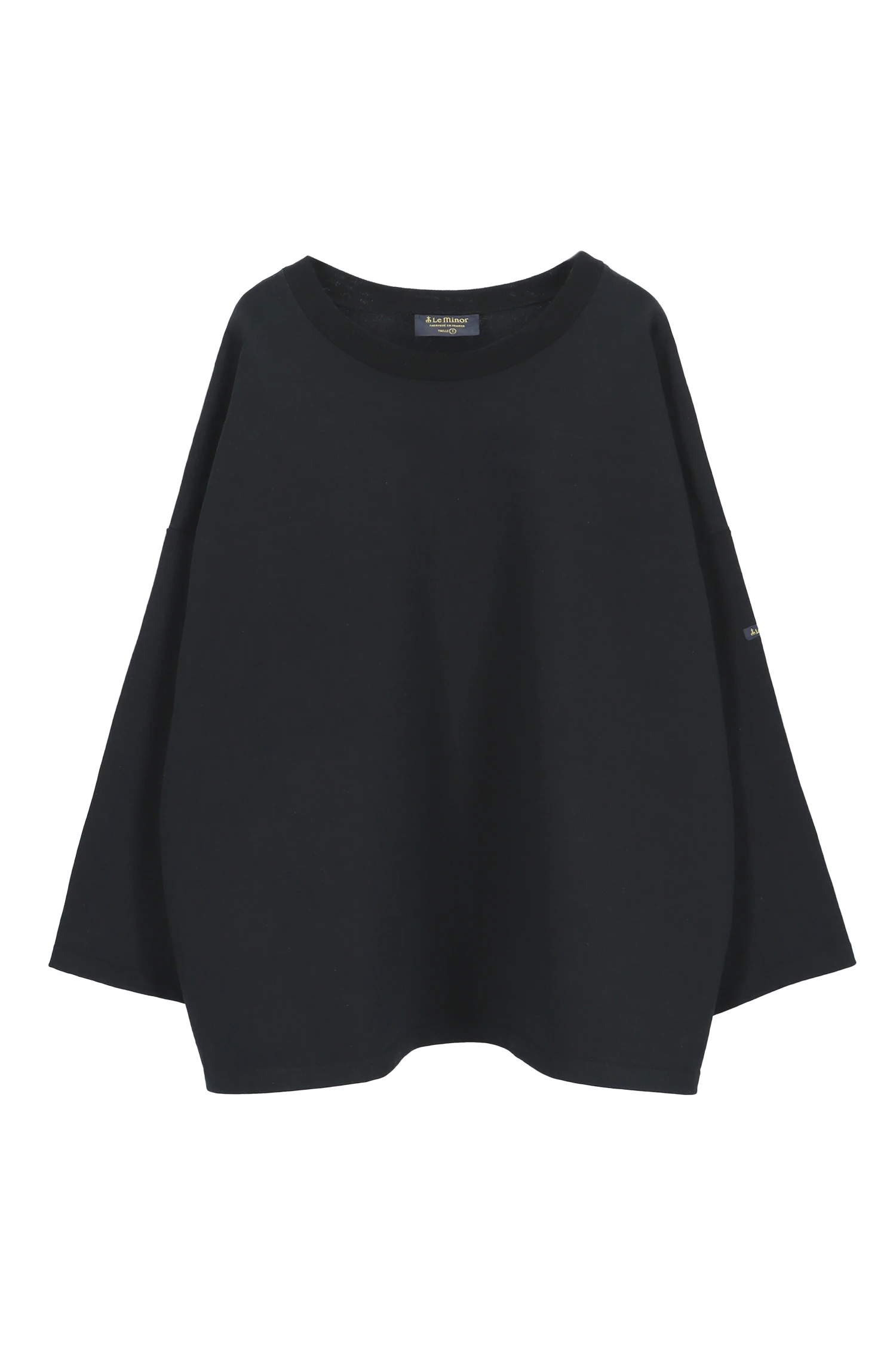 Le Minor カットソー sizeフリー新品未使用 Le Minor（ルミノア） バスクシャツ 無地 メンズ ソリッド カットソー