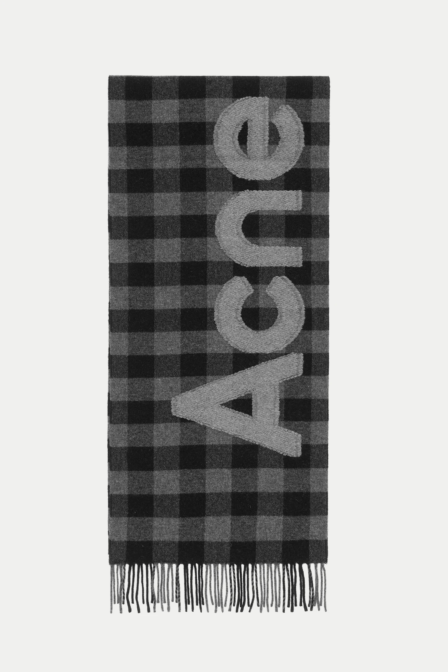【緊急再入荷】 アクネ　ストール　ライトグレー　AcneStudios 新品・未使用タグ付き】Acne Studios ライトグレー ストール 【公式通販】