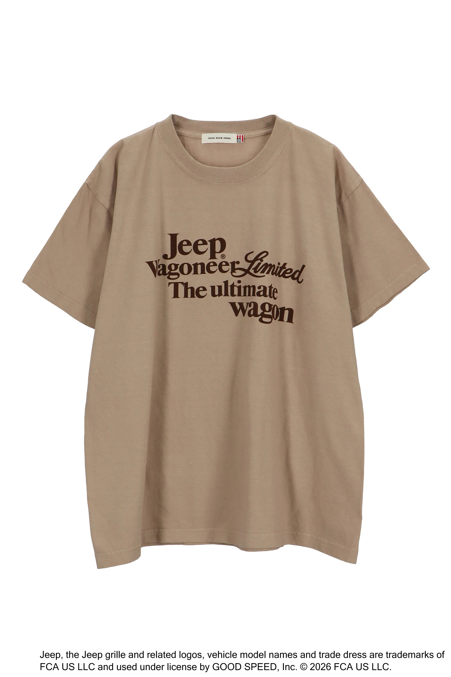 最終価格【新品】グッドロックスピード Jeep LOGO Tsh ベージュ GOOD ROCK SPEED / グッドロックスピード】追加ジープロゴTシャツ（T