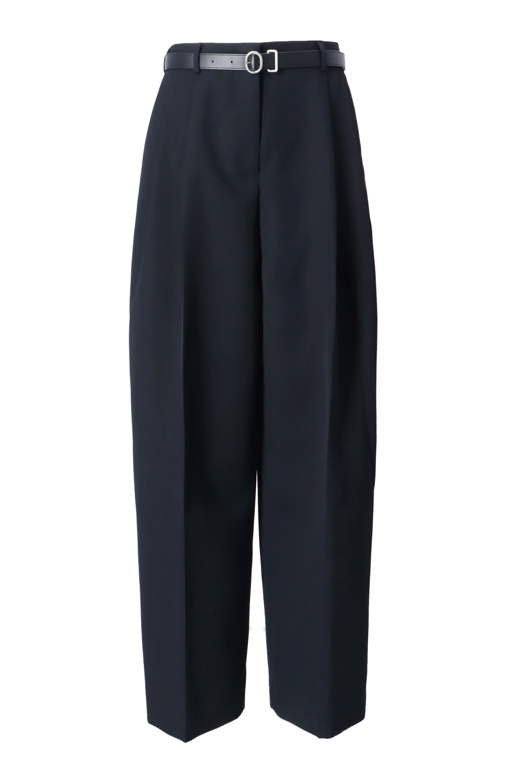 Jil Sander // Black Wool Ankle Slit Trouser – VSP Consignment