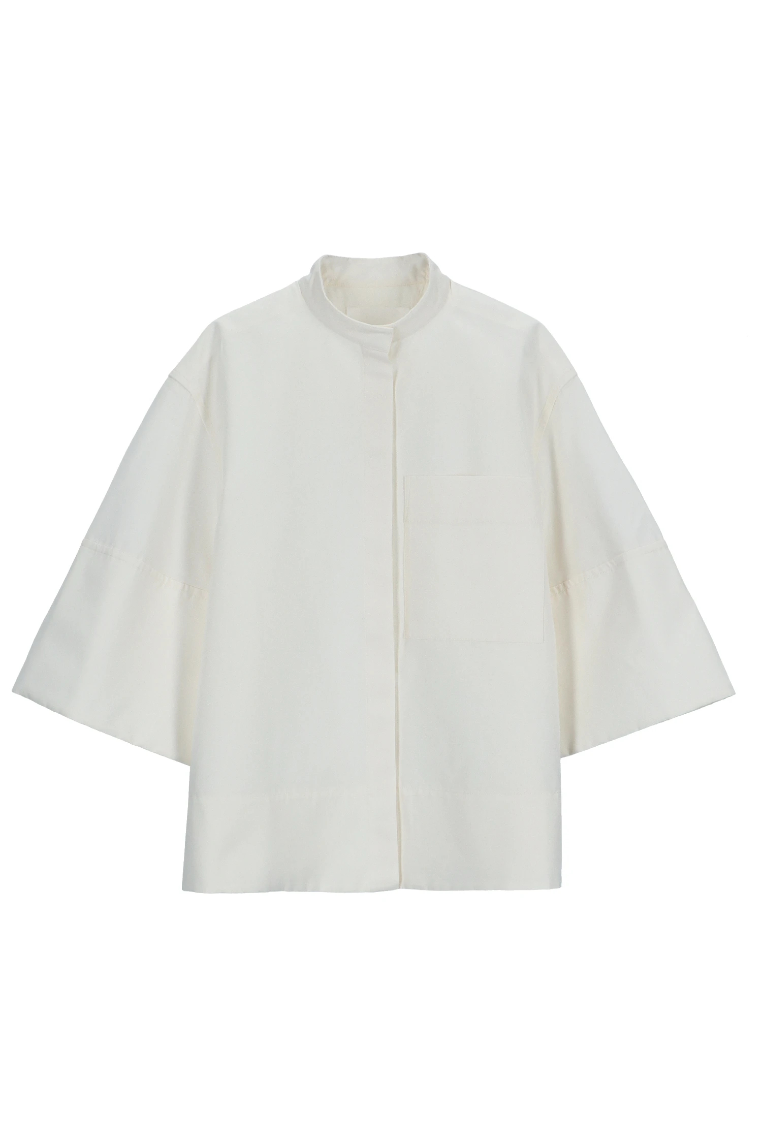 JIL SANDER - JIL SANDER ジルサンダー    デザイン　シルクシャツ　ルークメイヤー JIL SANDER ジルサンダー デザイン シルクシャツ ルークメイヤー