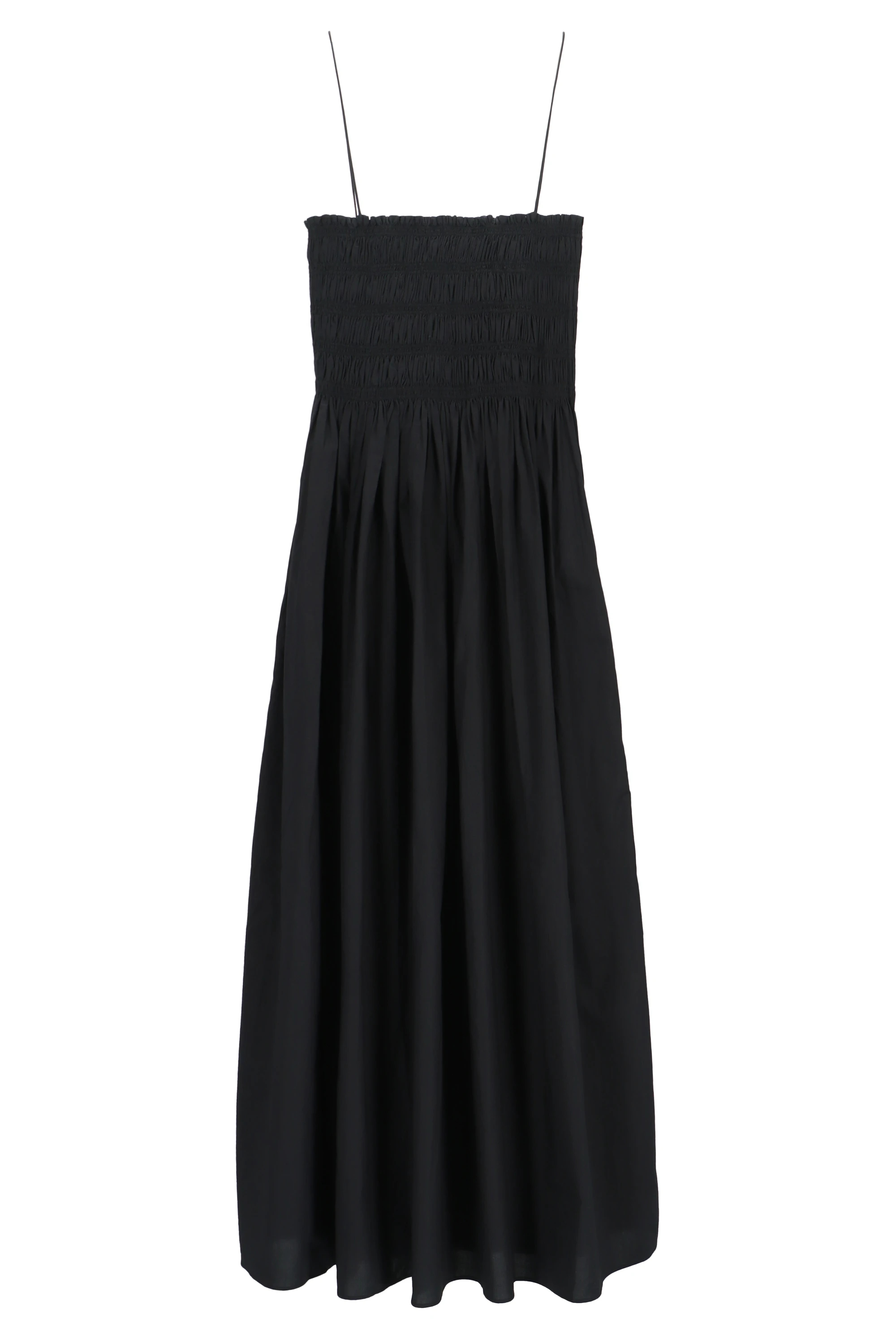 【関税込み】Matteau ネイビー Shirred Bodice マキシワンピース Matteau: Navy Shirred Bodice Maxi Dress | SSENSE
