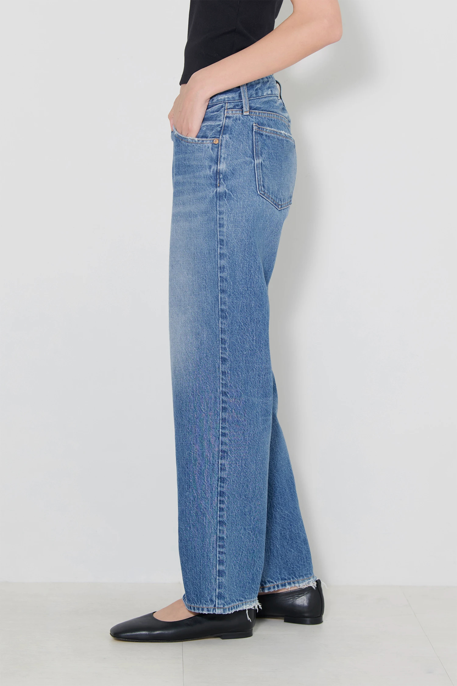 OHGA RED CARD TOKYO コラボデニム インディゴ Sサイズ OHGA×RED CARD TOKYO コラボレーションデニム インディゴS