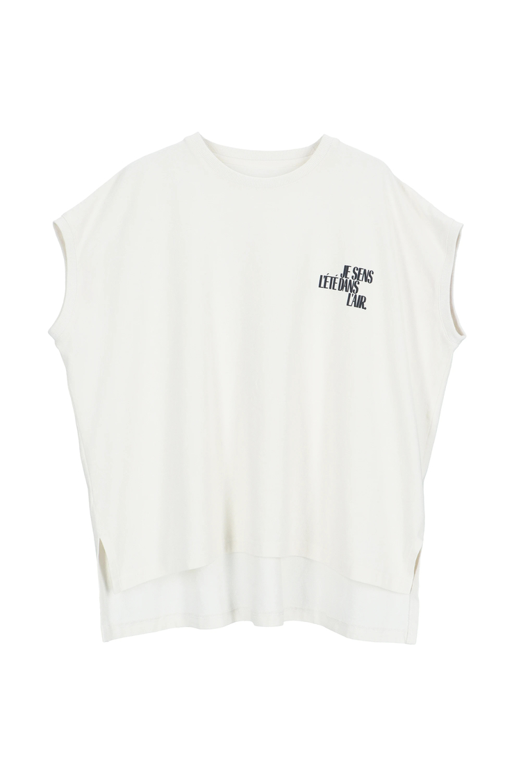 トップス everyone high-gauge no sleeve tee shirt 現貨 EVERYONE HIGH-GAUGE COTTON NO SLEEVE TEE SHIRT