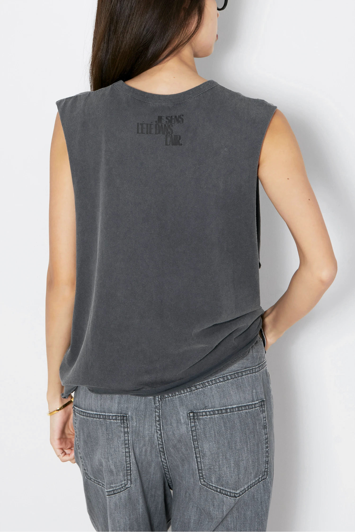 upperhights】25SS 252CW05020 カットオフノースリーブT-shirt