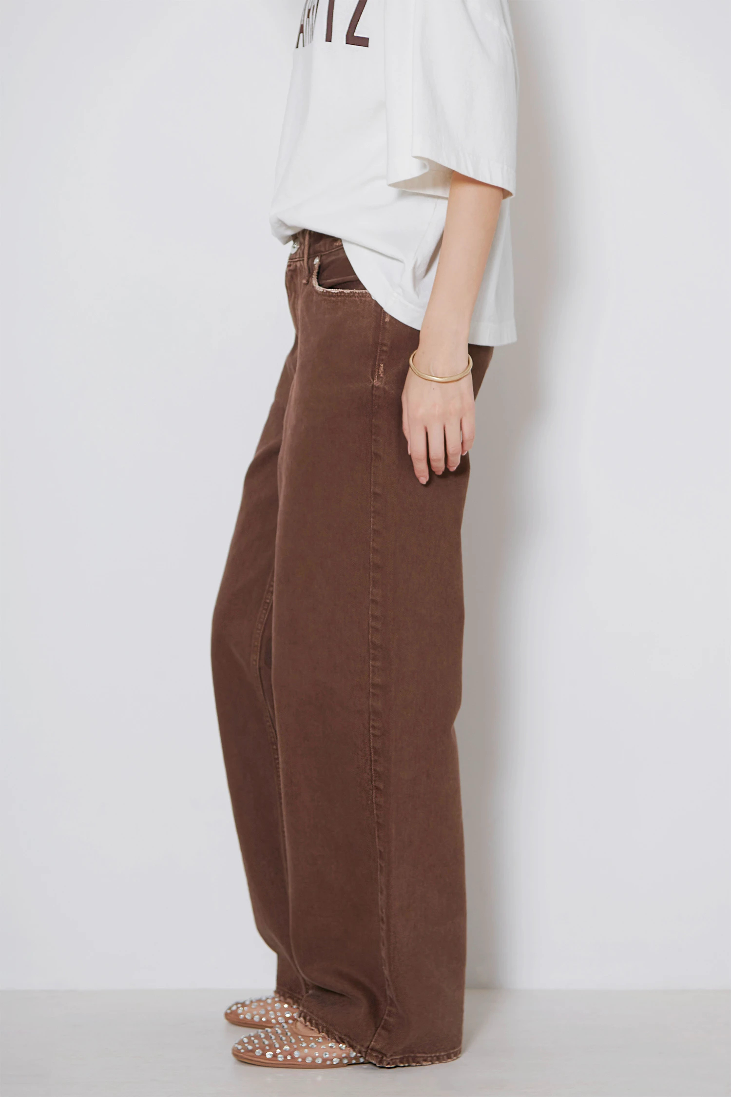 Upper hights THE NIECE MD RISE（CHOCOLATE upper hights＞THE NIECE MD RISE デニムパンツ（デニムパンツ