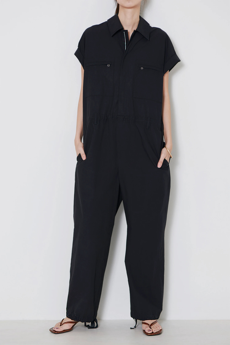 新品 upper hights THE M パフスリーブオールインワン コラボ IENA×upper hightsパフスリーブオールインワン upper hights/アッパー