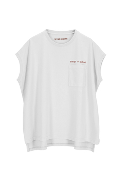 upper hights(アッパーハイツ) |BIG NO SLEEVE POCKET TEE