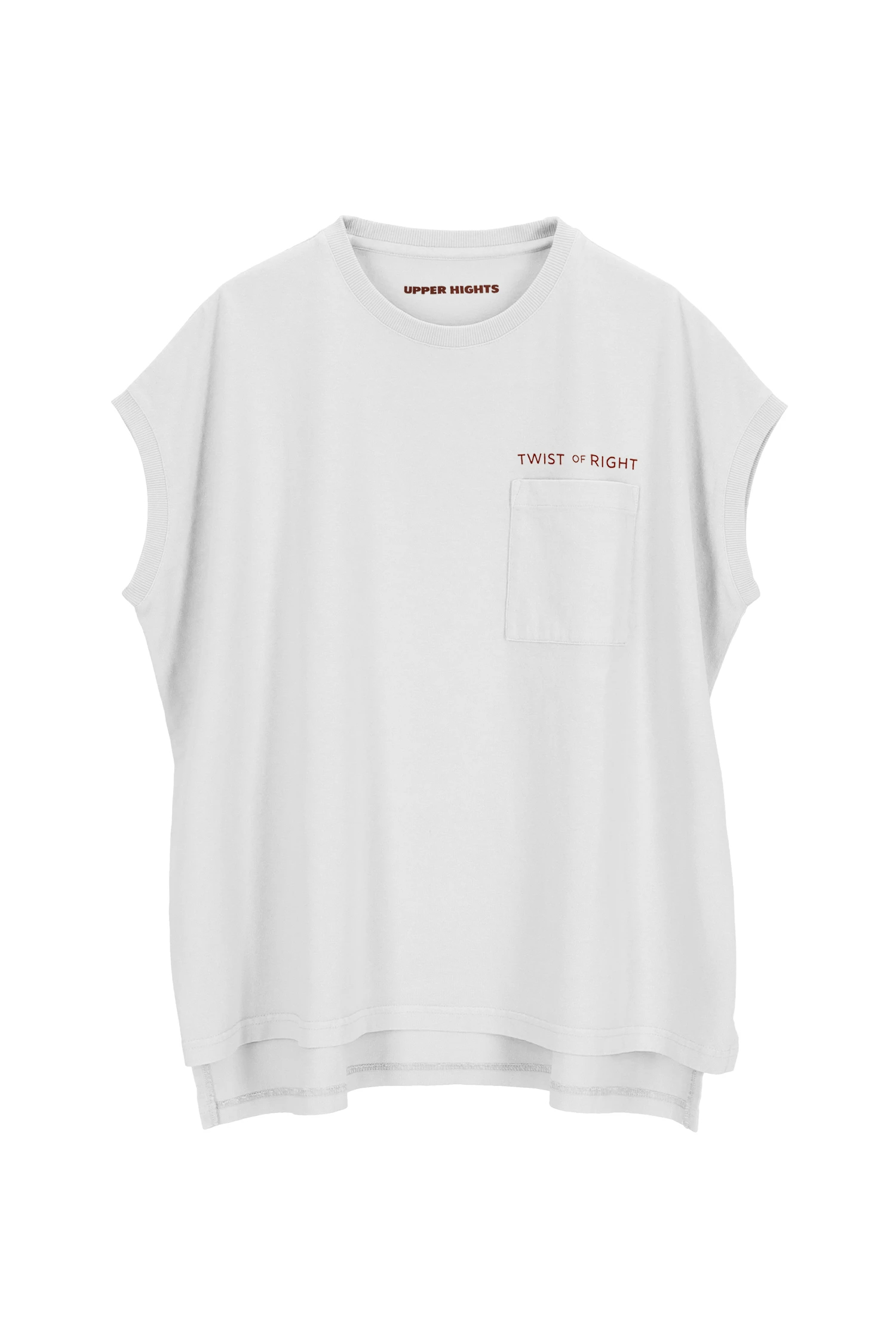 upper hights（アッパーハイツ）｜BIG NO SLEEVE POCKET TEEアイテムの