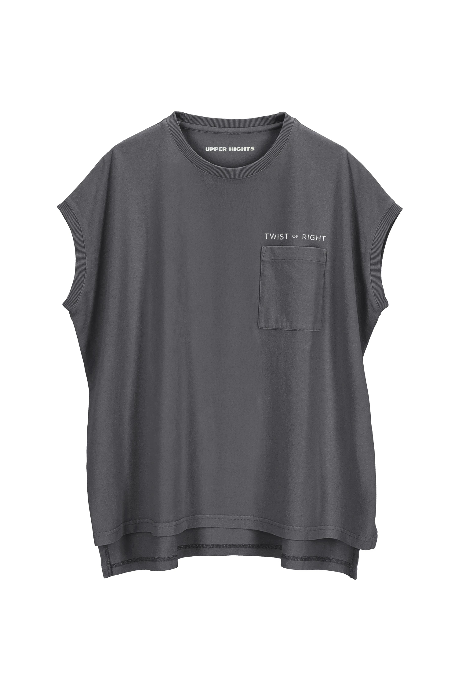 upper hights（アッパーハイツ）｜BIG NO SLEEVE POCKET TEEアイテムの