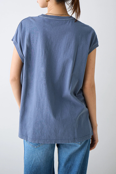 upper hights(アッパーハイツ) |BIG NO SLEEVE POCKET TEE