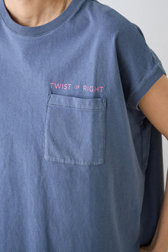 upper hights(アッパーハイツ) |BIG NO SLEEVE POCKET TEE