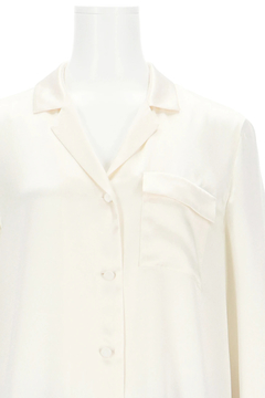 HAUNT(ハウント) |SATIN OPEN COLLAR SH