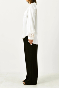 HAUNT(ハウント) |SATIN OPEN COLLAR SH