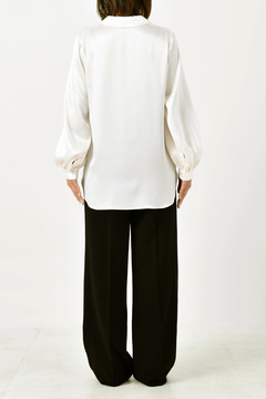 HAUNT(ハウント) |SATIN OPEN COLLAR SH