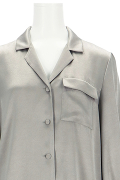 HAUNT(ハウント) |SATIN OPEN COLLAR SH