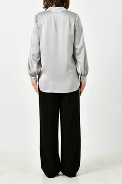 HAUNT(ハウント) |SATIN OPEN COLLAR SH