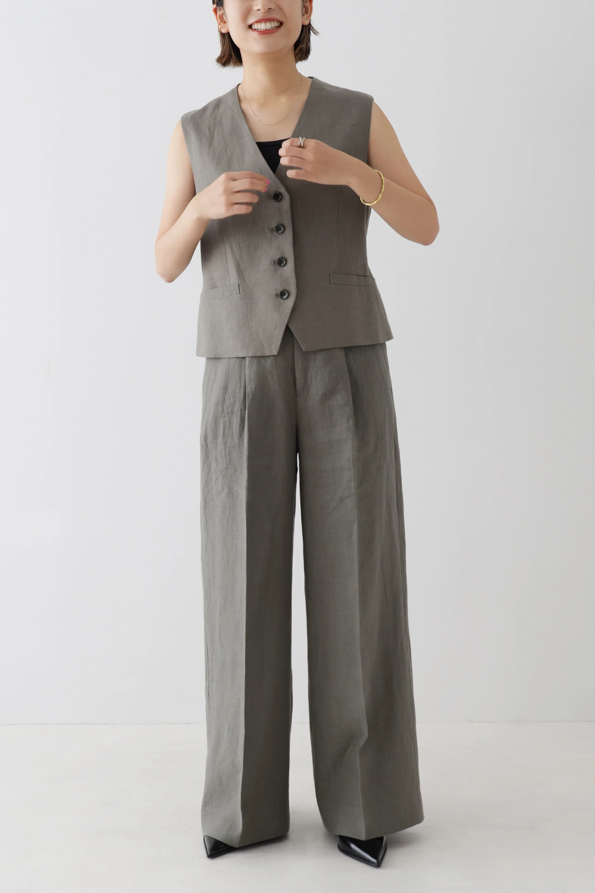 HAUNT（ハウント）｜LINEN PANTSアイテムの詳細 | GUESTLIST TOKYO  