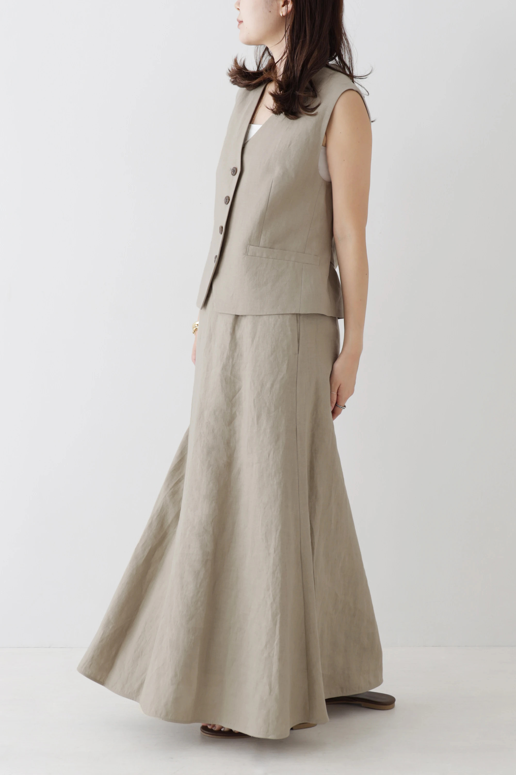 HAUNT（ハウント）｜LINEN SKIRTアイテムの詳細 | GUESTLIST TOKYO  