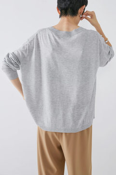 HAUNT(ハウント) |C/SILK V NECK KNIT