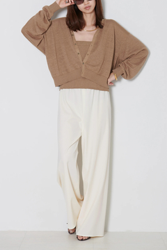 HAUNT(ハウント) |LINEN 2 WAY CARDIGAN