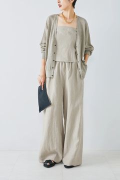 HAUNT(ハウント) |LINEN 2 WAY CARDIGAN