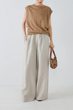 HAUNT(ハウント) |LINEN SLEEVELESS PO