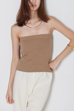 HAUNT(ハウント) |LINEN KNIT BUSTIER