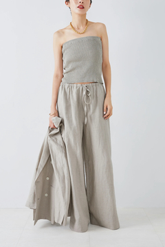 HAUNT(ハウント) |LINEN KNIT BUSTIER