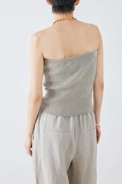 HAUNT(ハウント) |LINEN KNIT BUSTIER