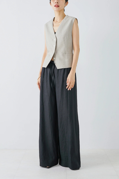 HAUNT(ハウント) |LINEN WIDE PANTS