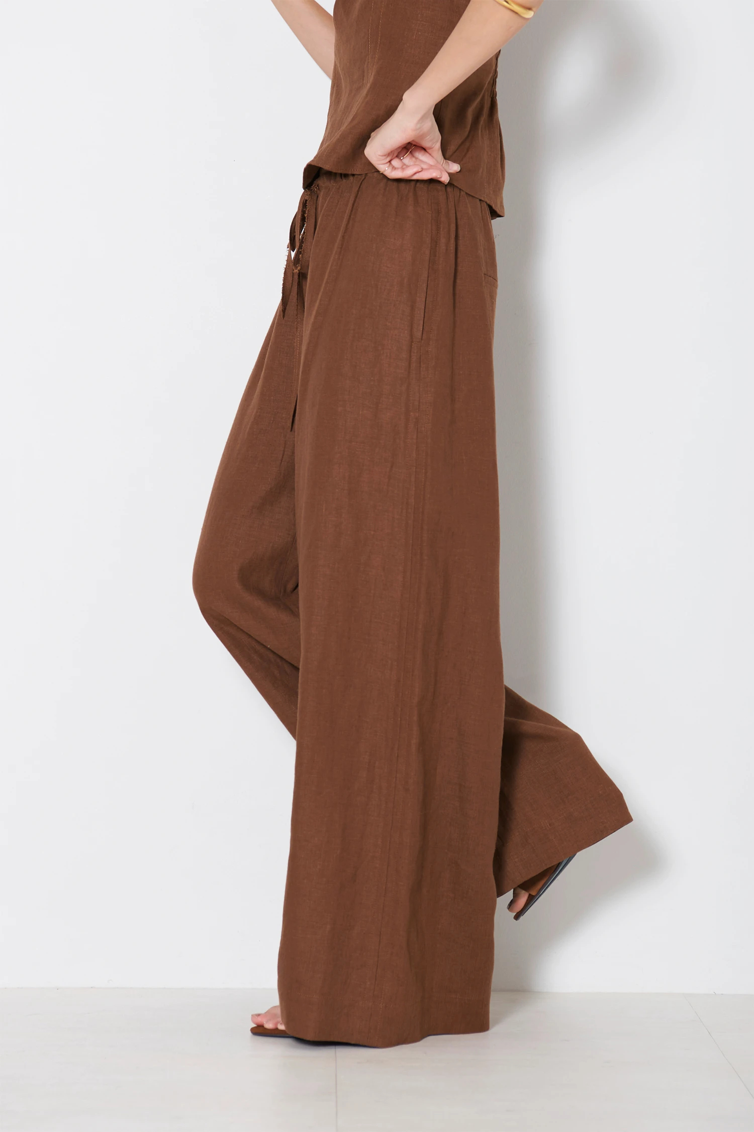 HAUNT(ハウント)|LINEN WIDE PANTSアイテムの詳細 HAUNT(ハウント)|LINEN WIDE PANTSアイテムの詳細