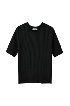 HAUNT(ハウント) |RIB HALFSLEEVE KNIT