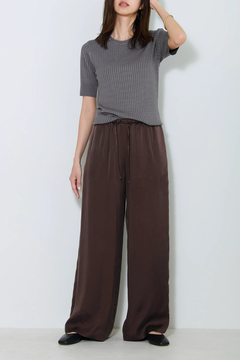HAUNT(ハウント) |RIB HALFSLEEVE KNIT