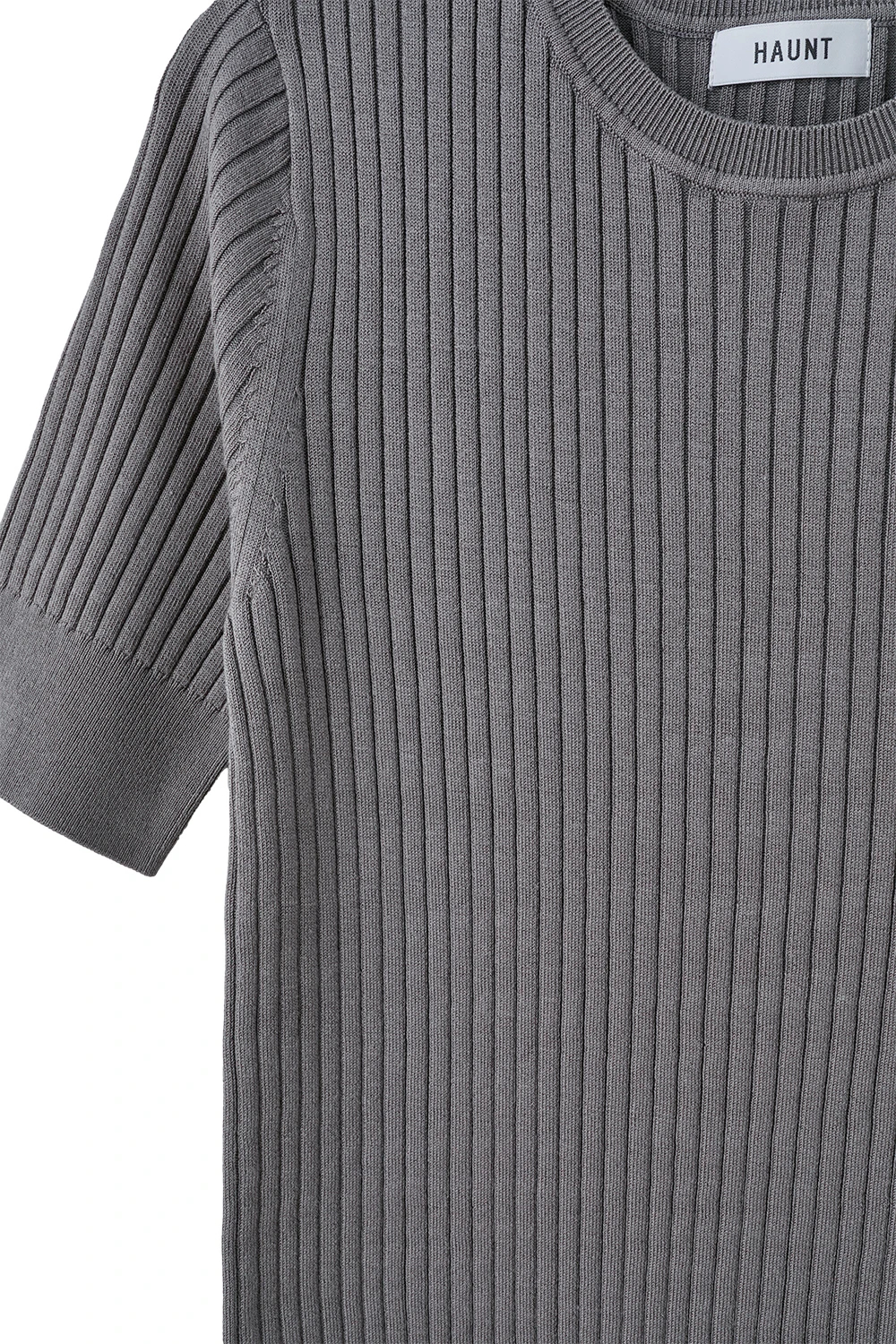 HAUNT（ハウント）｜RIB HALFSLEEVE KNITアイテムの詳細