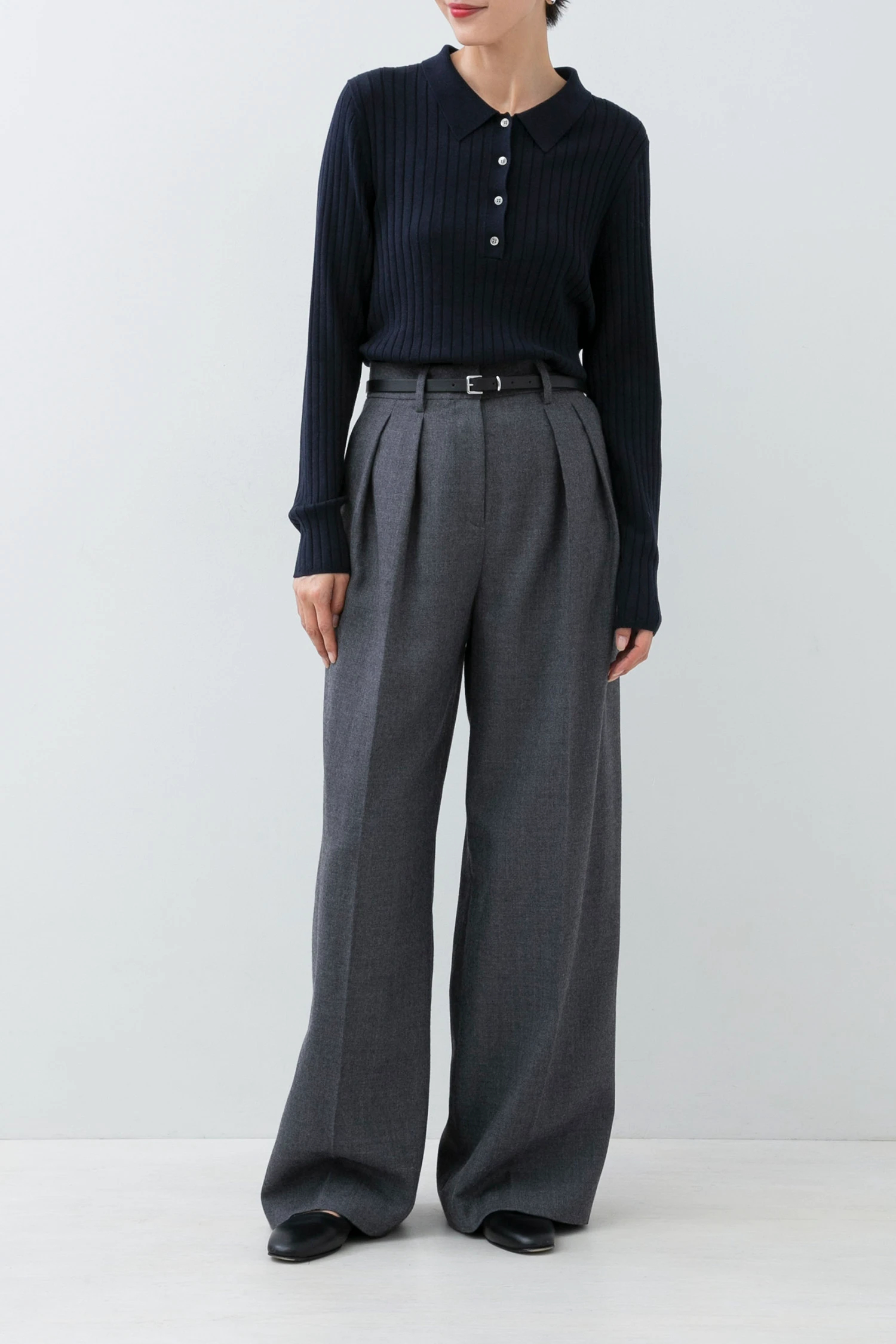 HAUNT 2WAY OFF SHOULDER PO ニット　ハウント　グレー HAUNT 2WAY OFF SHOULDER PO ニット ハウント グレー HAUNT オフ