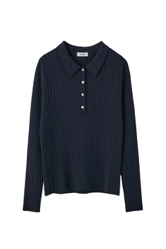 HAUNT(ハウント) |RIB POLO KNIT