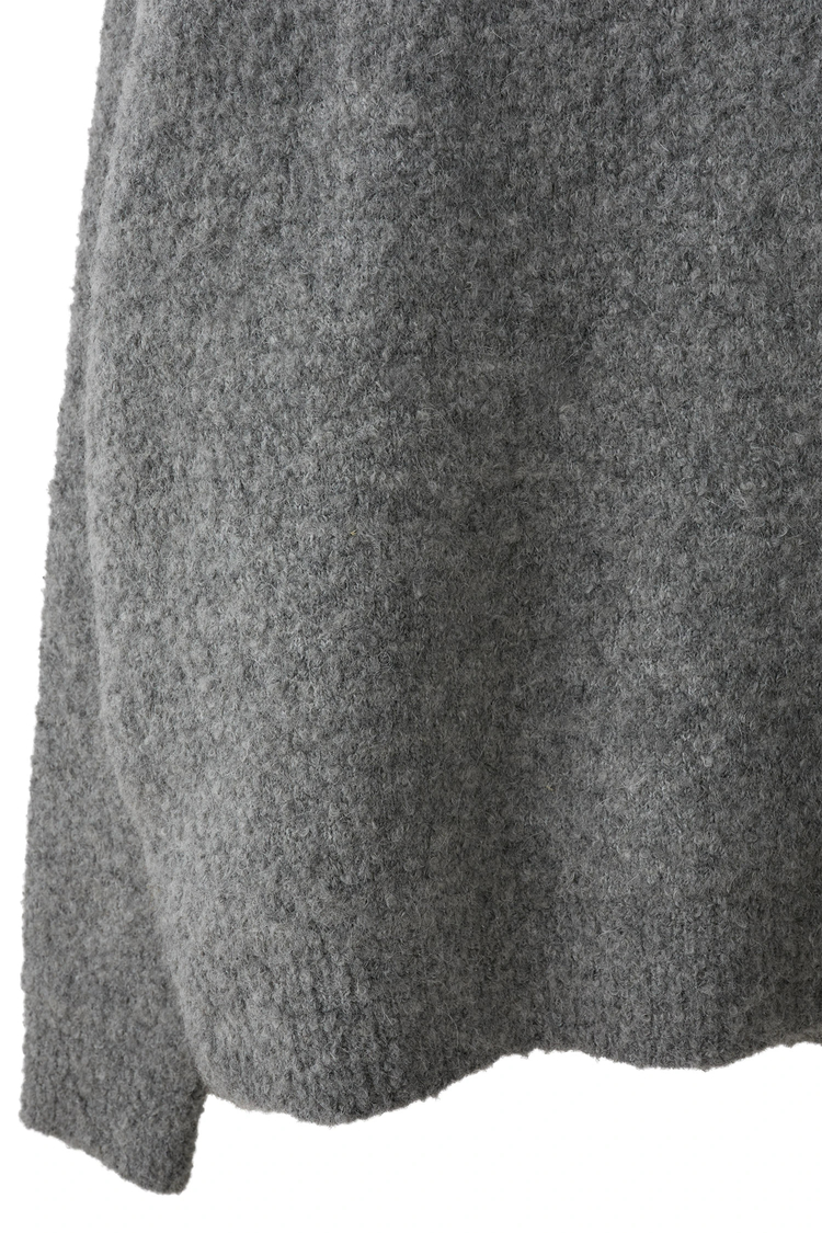 【新品】HAUNT ハウント フリース フード付きショール ダークグレー 新品】HAUNT ハウント フリース フード付きショール ダークグレー