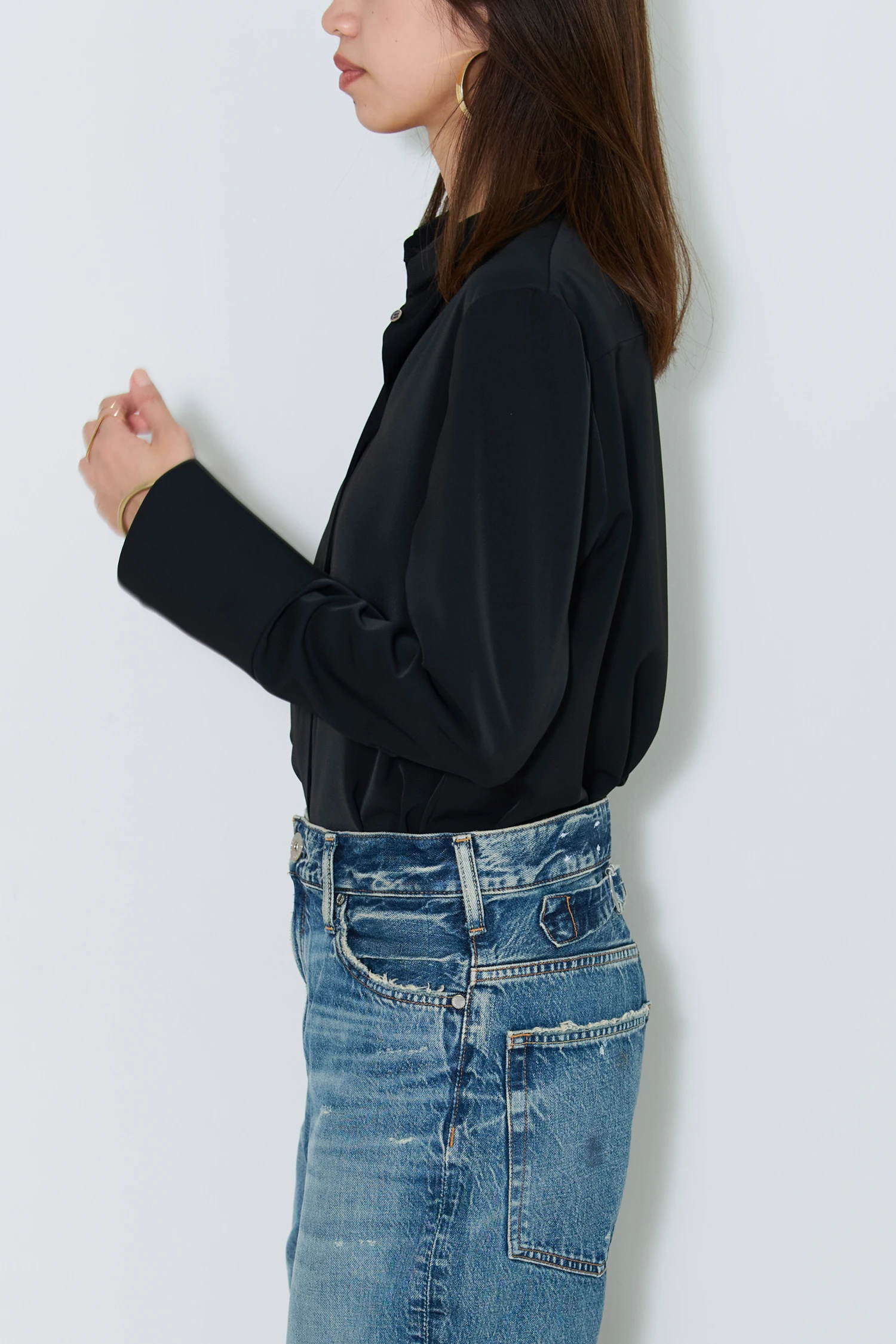 新品　ハウント　シャツ　ブラウス HAUNT（ハウント）｜SILKY TOUCH SHアイテムの詳細 | GUESTLIST