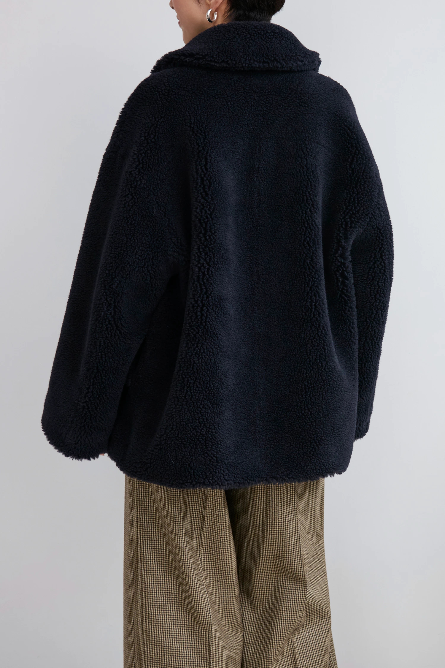 HAUNT ボアコート2025 NAVY サイズ38 HAUNT ボアコート2025 NAVY 