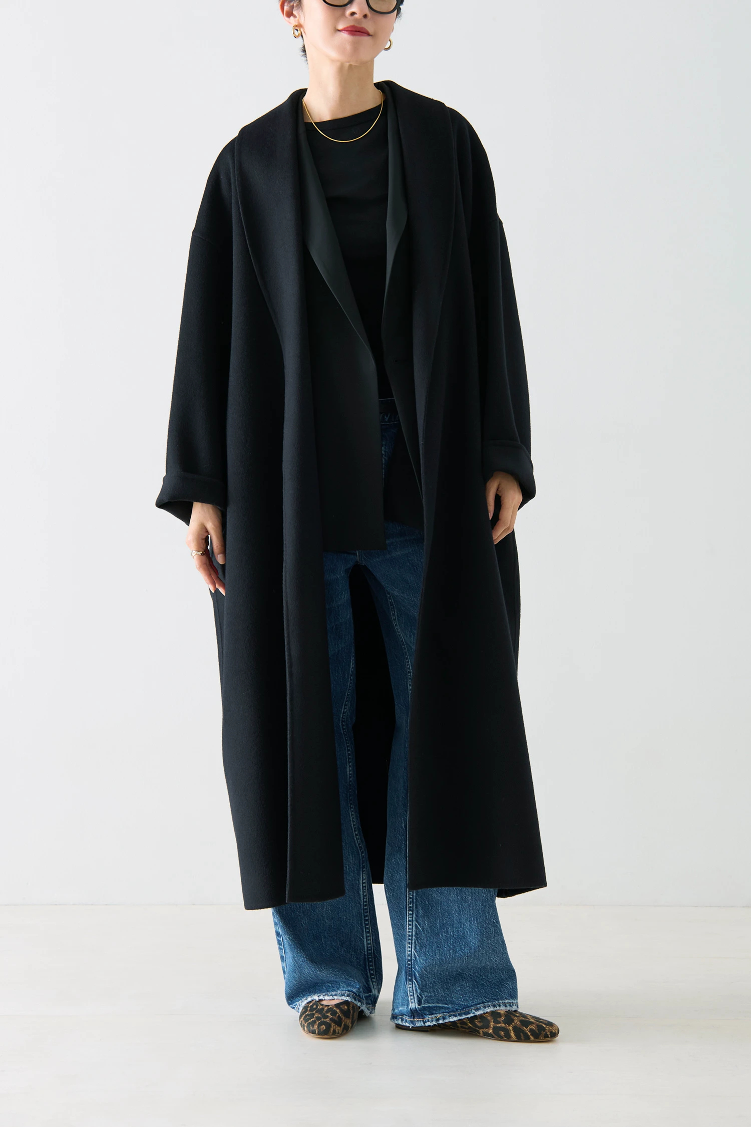 たろ hauntハウント ショールカラーガウンコート HAUNT（ハウント）｜SHAWL COLLAR LONG CTアイテムの詳細 | GUESTLIST