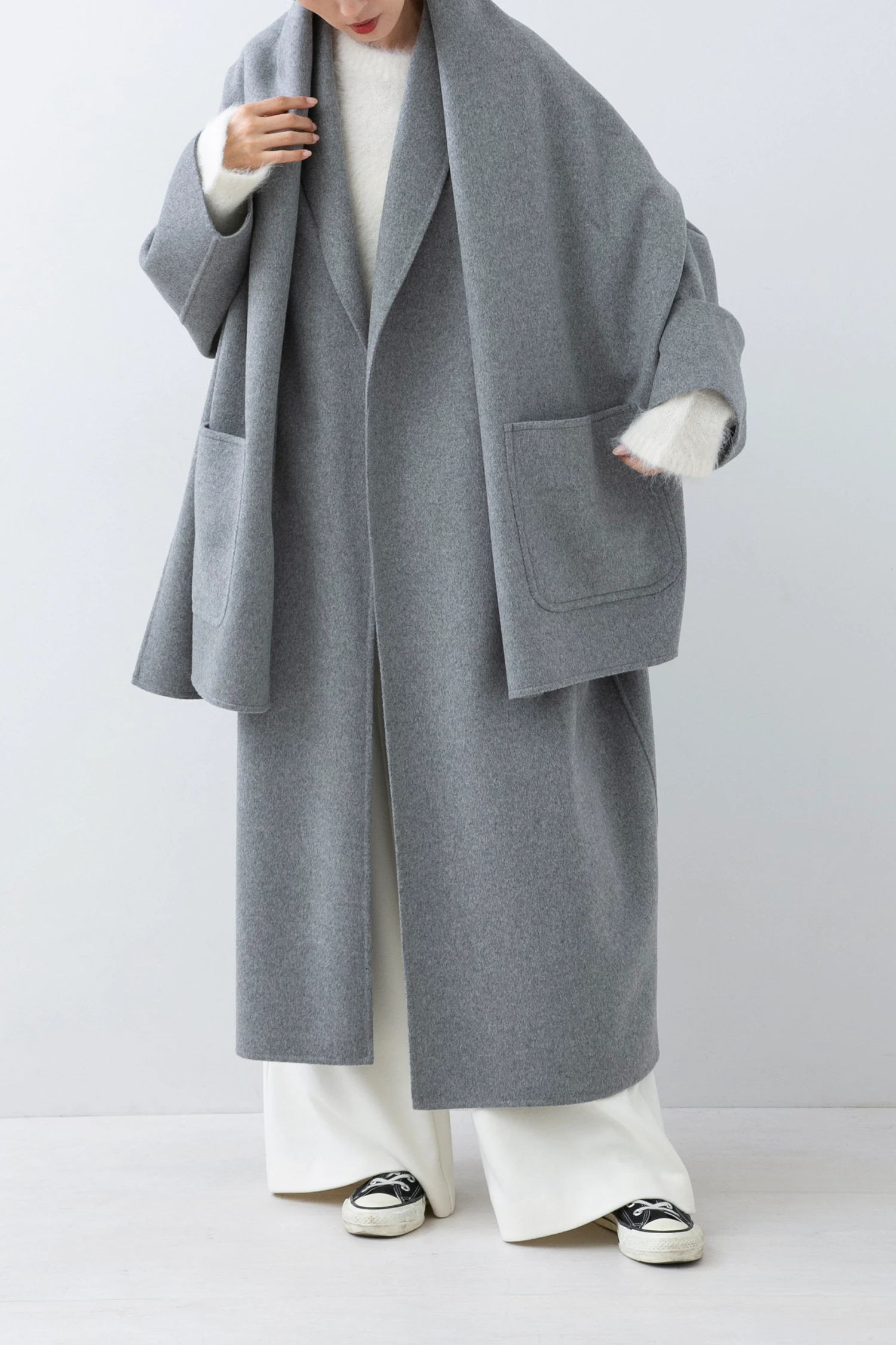 HAUNT（ハウント）｜SHAWL COLLAR LONG CTアイテムの詳細 | GUESTLIST