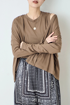 HAUNT(ハウント) |LUCENT V-NECK CARDIGAN