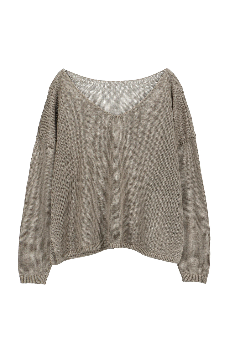 HAUNT 2WAY OFF SHOULDER PO ニット　ハウント　グレー HAUNT（ハウント）｜LINEN 2WAY POアイテムの詳細 | GUESTLIST TOKYO
