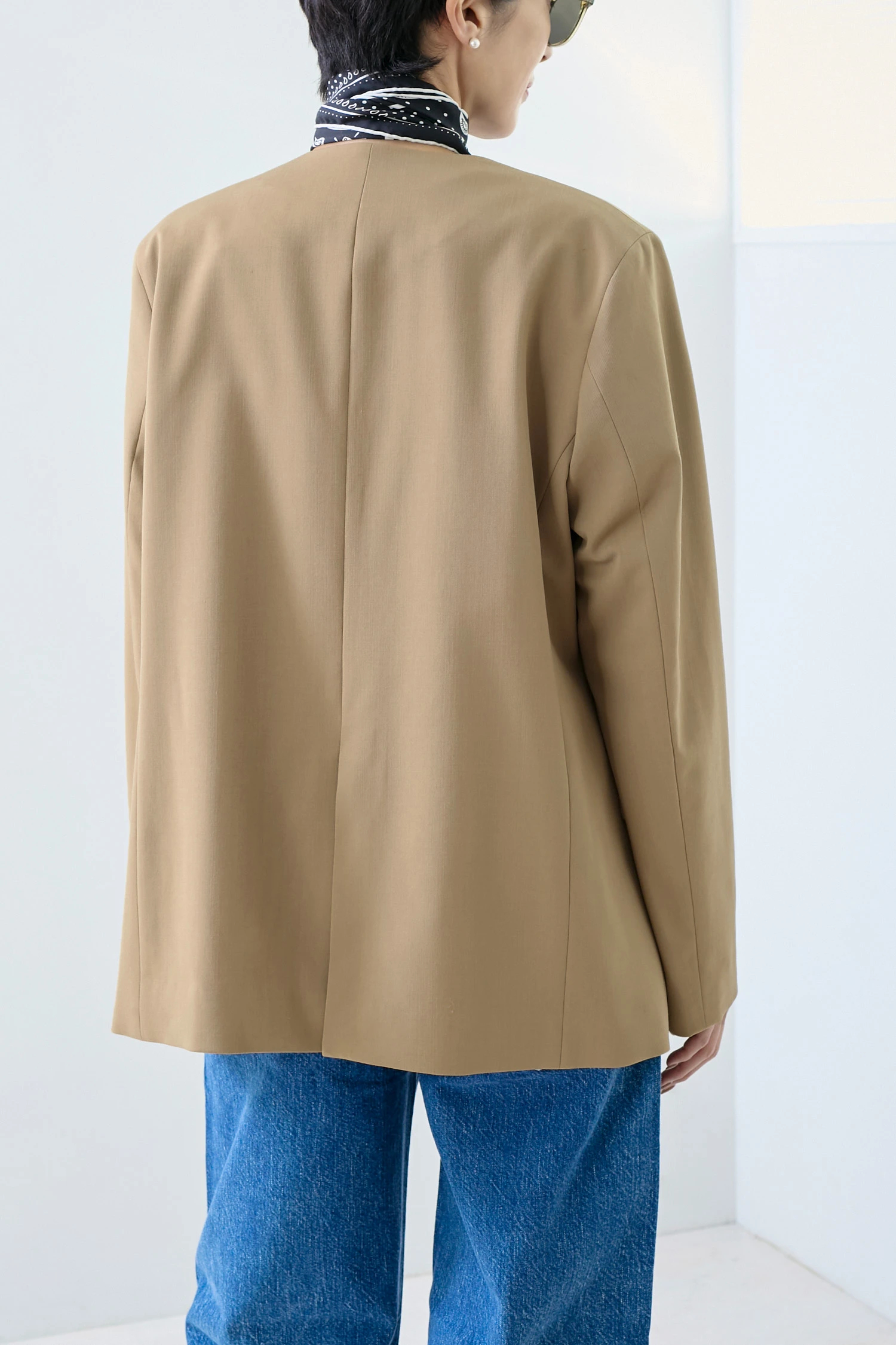 新品未使用　HAUNT ノーカラージャケット HAUNT（ハウント）｜COLLARLESS JACKETアイテムの詳細 | GUESTLIST