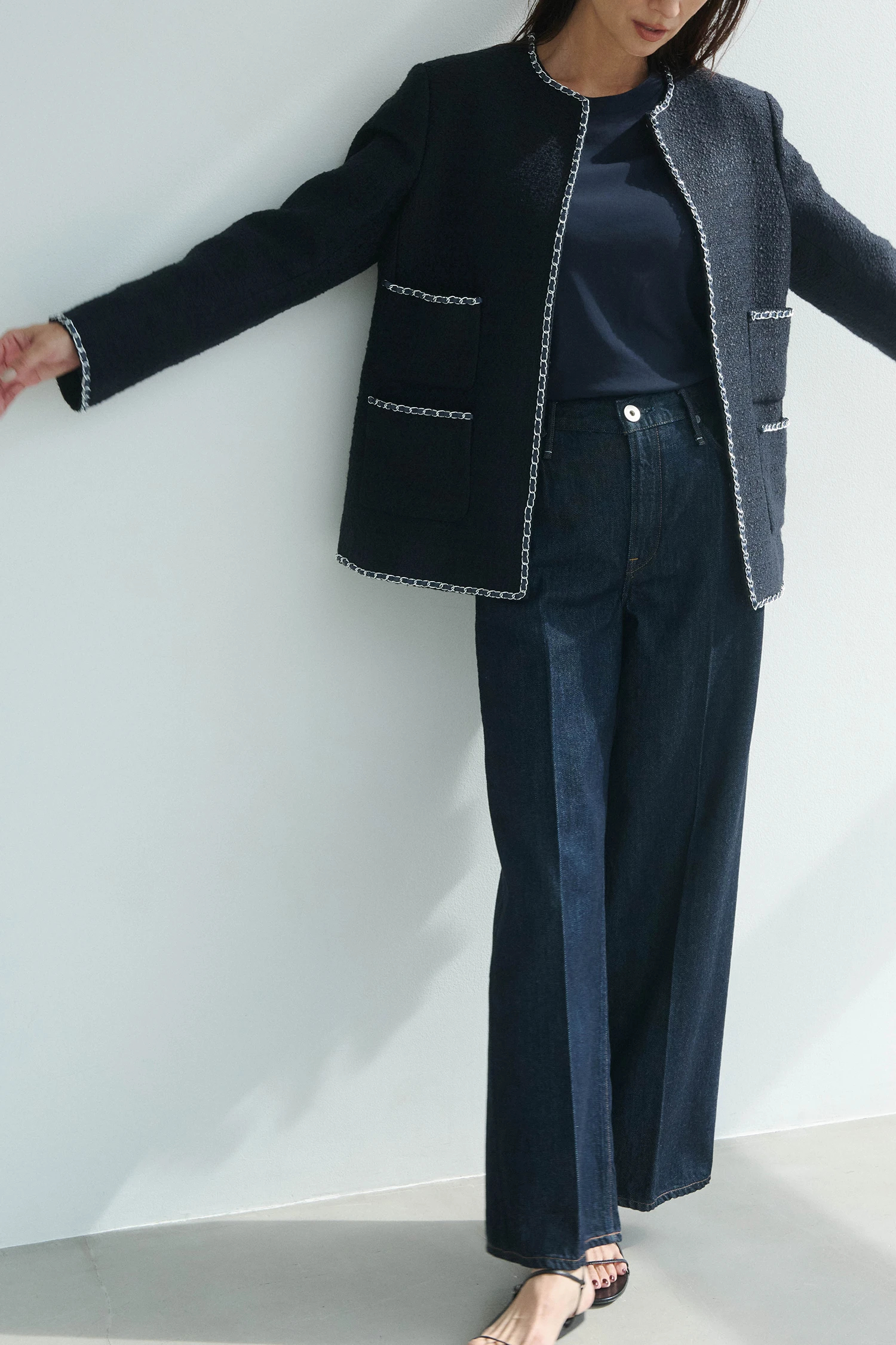 HAUNT（ハウント）｜CHAIN-TRIMMED TWEED JKアイテムの詳細