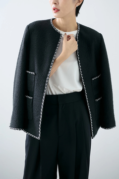 HAUNT(ハウント) |CHAIN-TRIMMED TWEED JK