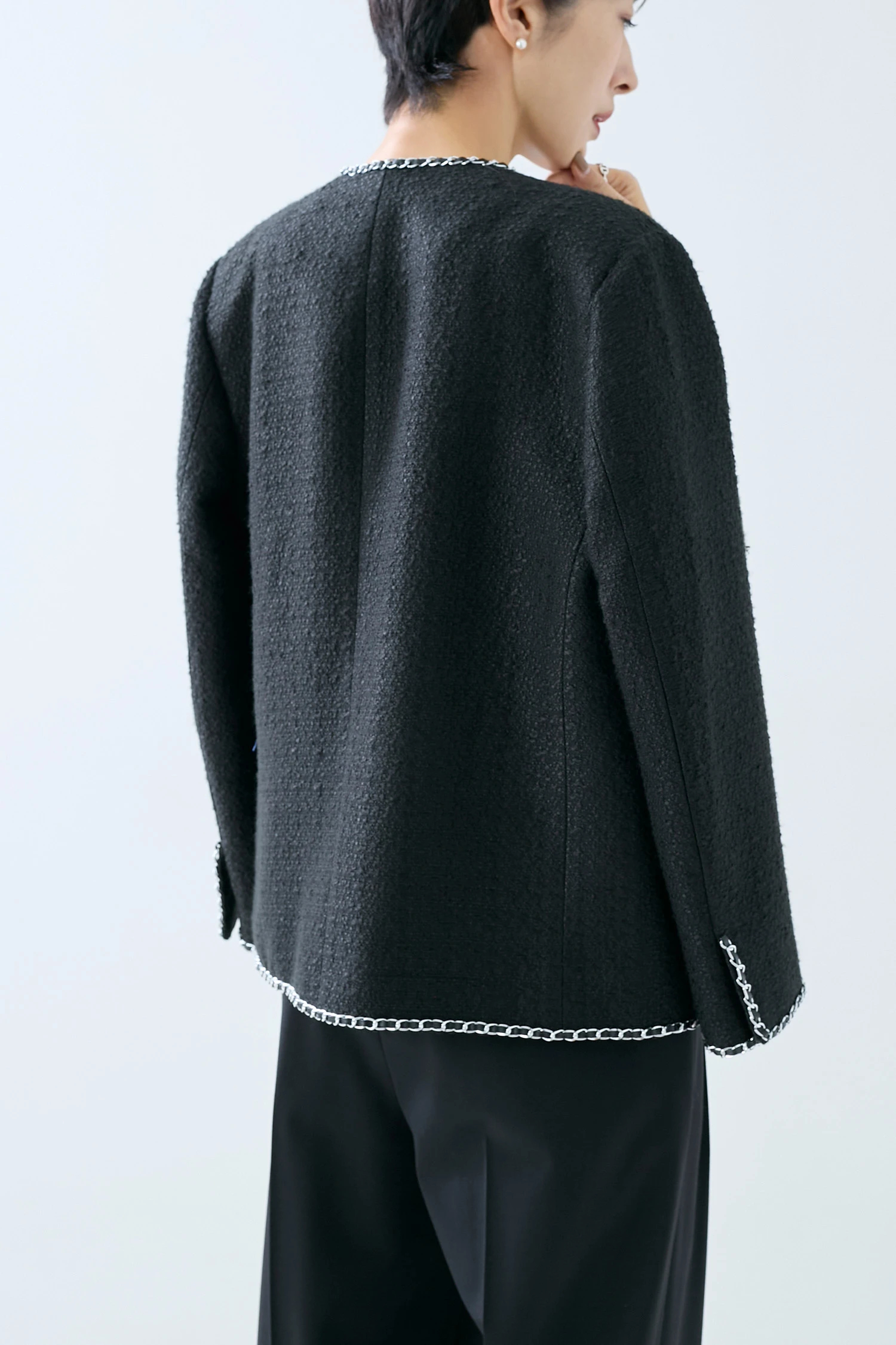 HAUNT（ハウント）｜CHAIN-TRIMMED TWEED JKアイテムの詳細